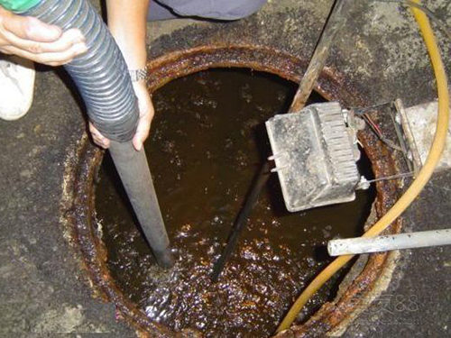 东戴河隔油池清理